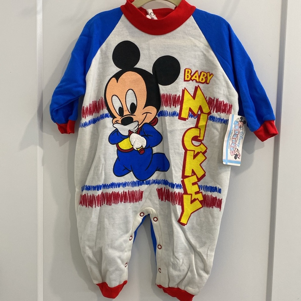 NWT 80βs Deadstock Vintage RARE!! Disney Babies Graphic Piece |Size 18 month